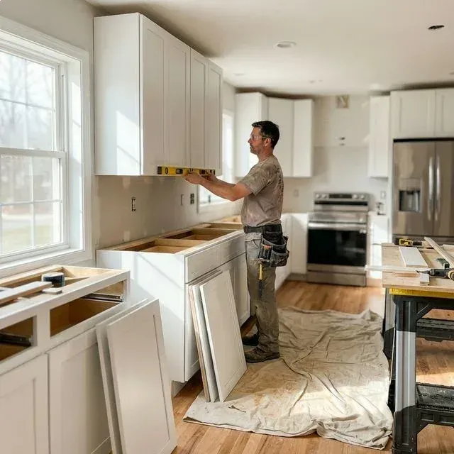 Kitchen cabinet install in Fremont, CA